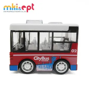 EPT Best Gift Metal Diecast Models Pull Back Friction Toy Bus  Mini Buses Alloyed Business Gifts Cars Kid Alloy Toy Bus on Sale