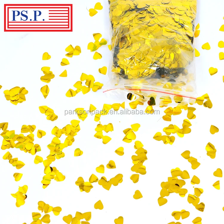
 Оптовая продажа, недорогие конфетти из металлической фольги для свадебного украшения  