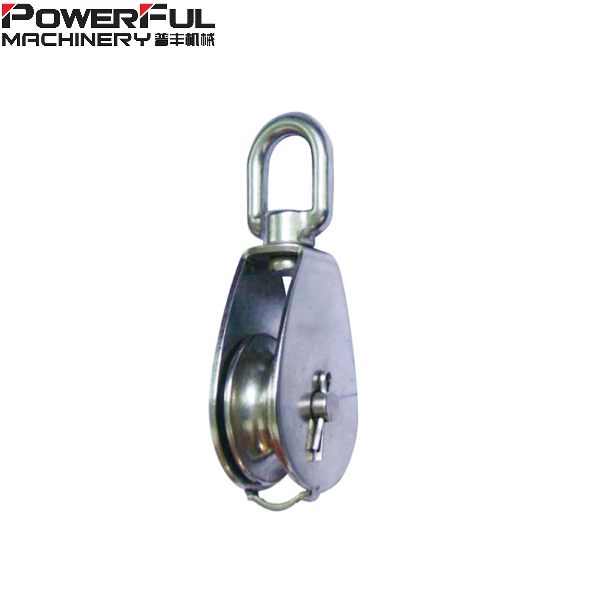 Stainless Steel Single/Double Wheel Swivel Pulley Block Lifting Rope Pulley X 1 