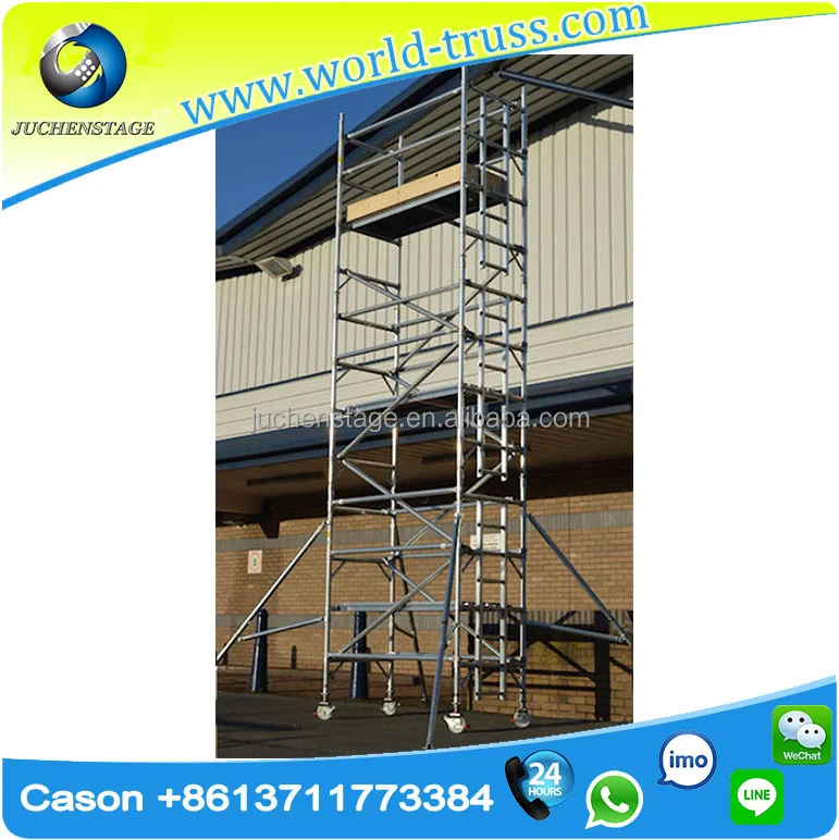 
Строительные леса с лестницами и ограждениями, регулируемая высота, Типы Строительных Лесов 