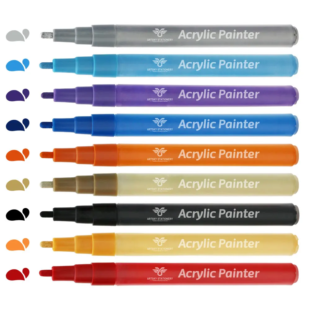 Acrylic painting markers. Маркеры 54 цвета.