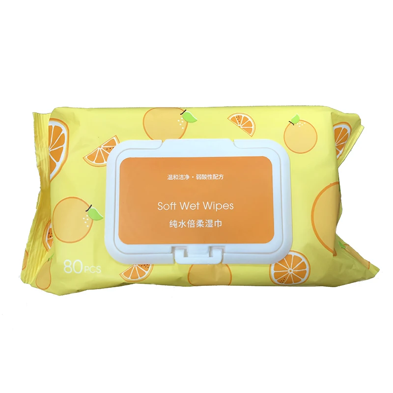 OEM Brand Soft Cleaning Toilet Wet Flushable Wipes German Poland Biodegradable Disposable Water Baby Wet Wipes
