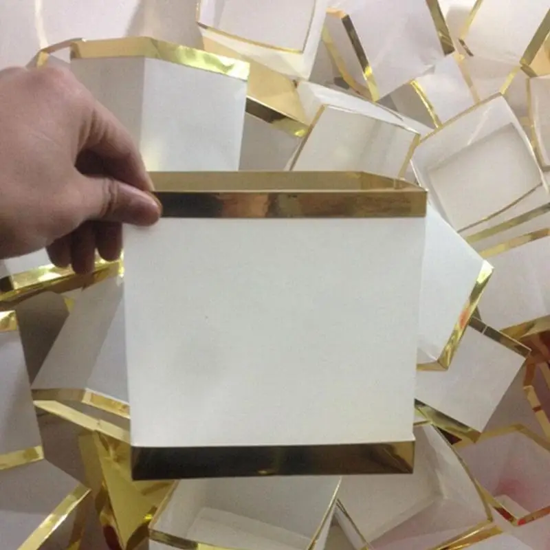 Плавающие водяные праздничные фонари, квадратный фонарь, фонарь для желаний, плавающая свеча для украшения вечеринки, дня рождения, свадьбы