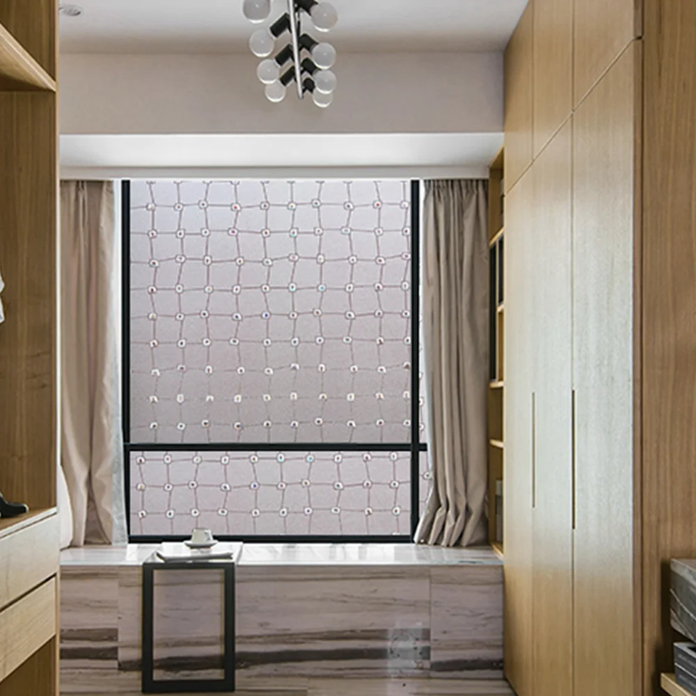 ПВХ статическая пленка для окон с рисунком и лазером