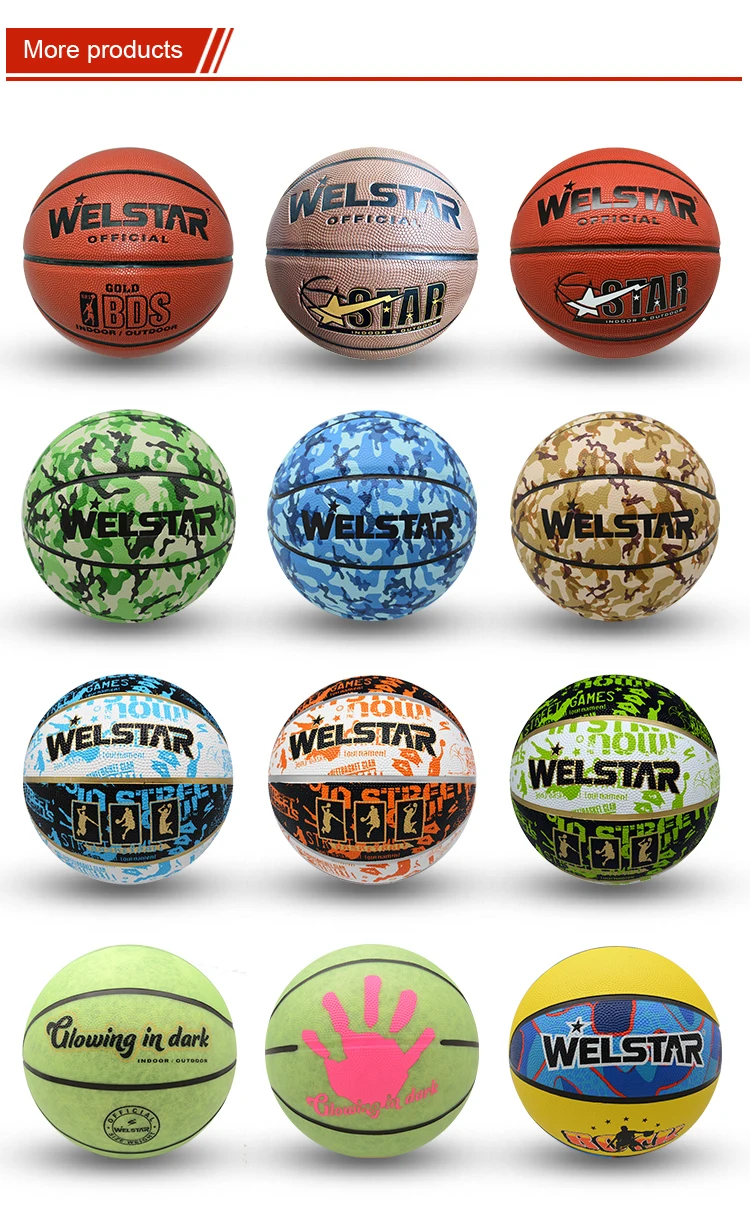 2023 Custom Promotional Bulk Rubber Basketball Outdoor Indoor Size 5