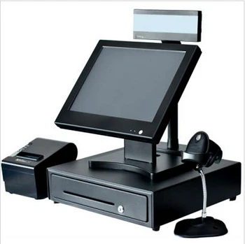 Pos machine Windows 7 POS 15" screen Total set cash register All In One Tablet POS