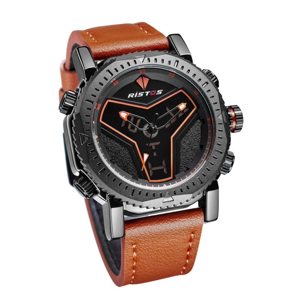 RISTOS 9338 men Digital+Quart Watch Fashion| Alibaba.com