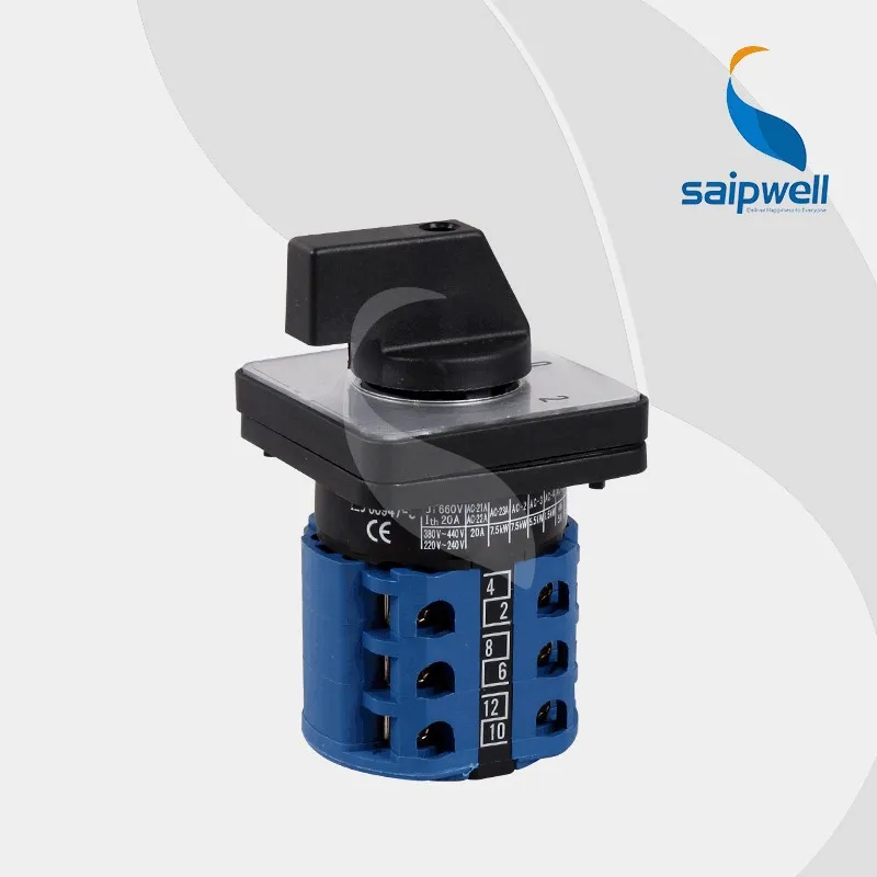 China Supplier Saipwell High Quality LW26 series Changeover Switch with CE Certification