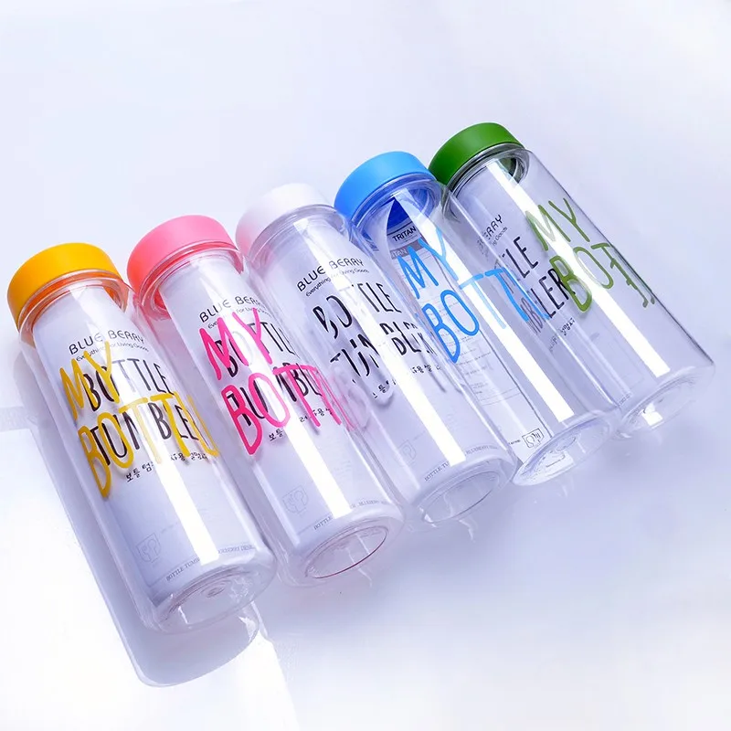 
Рекламная пользовательская брендовая пластиковая бутылка для воды с широким горлом 