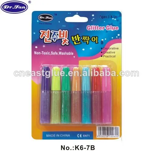 смешанный цвет 5 шт много diy украшения розовый клей блеск клей множество