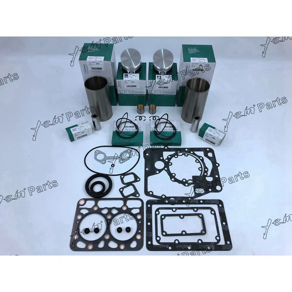 ZB600 Engine Liner Kit With Cylinder Head Gasket Set for Kubota 2