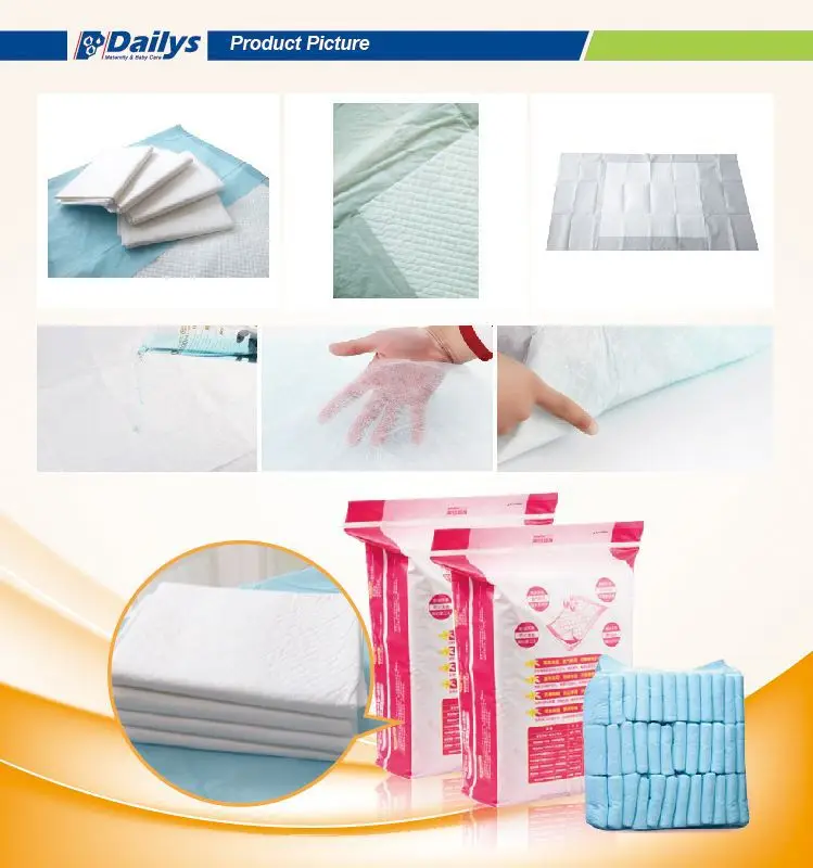 Custom Free Sample Adult Disposable Urinary Incontinence Nursing Pads