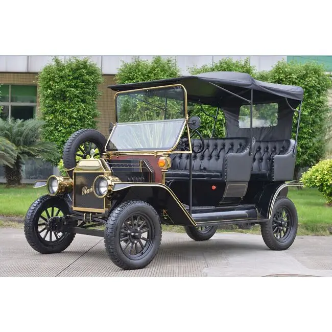 Classic CE Approval 4 Seater Smart 48v Electric Retro Car