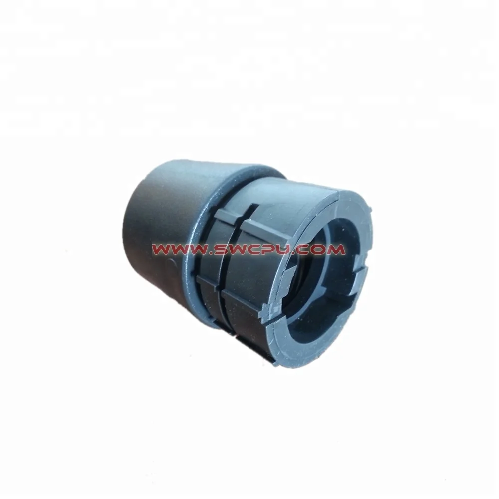 CNC Machining Custom Size Nylon Bush Plastic Bushing Square Hole Bushing