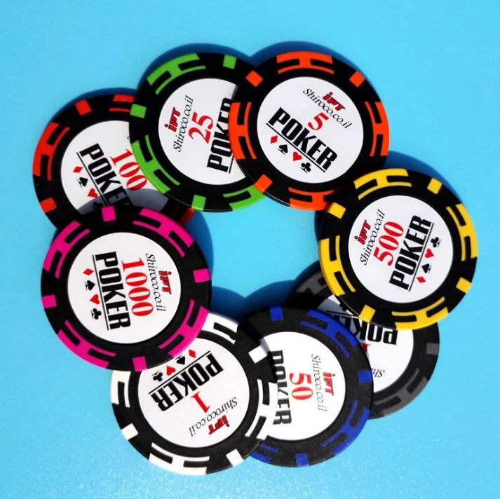 Cheap Blank White Sublimation Ceramics Token/jeton/poker Chips