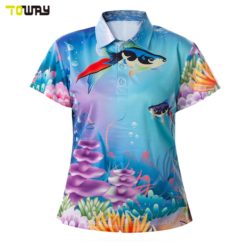 Long Sleeve High School Custom Fishing Jersey Sublimation Quick Dry Fishing Wear Shirts & Tops Sportswear for Adults OEM Designs