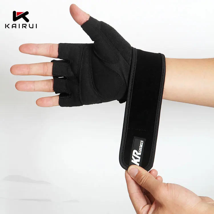 Free Sample Made in China Cheap lycra Fingerless Fitness Weight Lifting Gym Training Gloves Crossfit