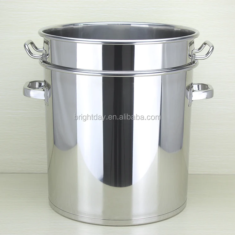  20Qt Stock Pot Stainless Steel Super Double Capsulated