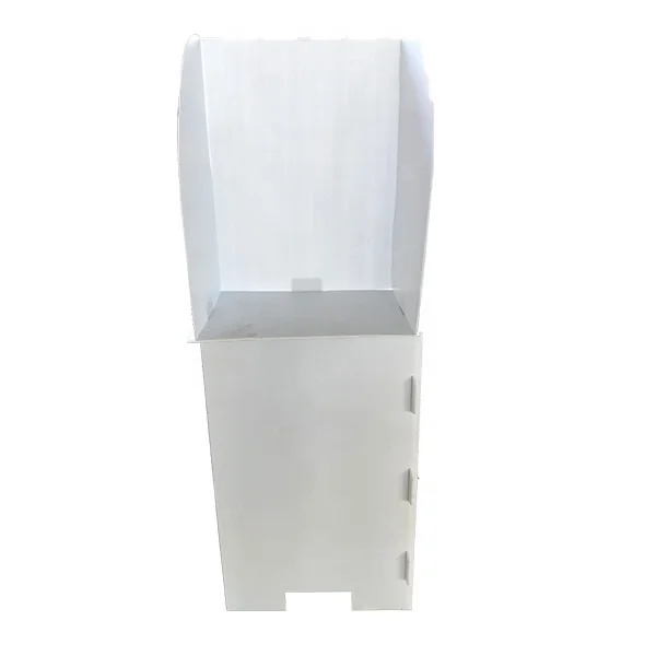 Foldable pp Corrugated Plastic Polling Booth for President