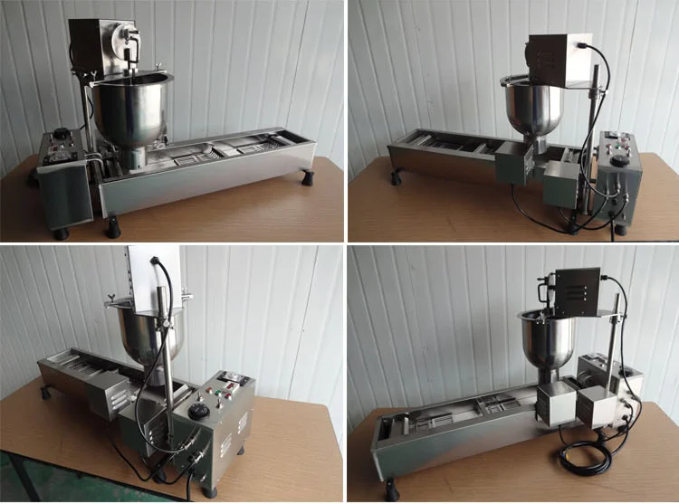 Commercial Dunkin Donut/donut Making Machine/donut Fryer with 3 Moulds