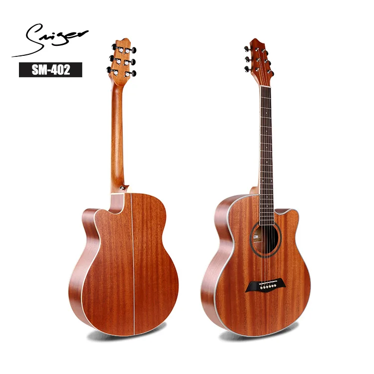 China Musical Instruments Smiger 6 Strings Acoustic Guitar, High Quality Acoustic Guitar