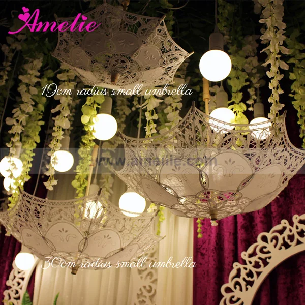how to decorate umbrellas for a wedding