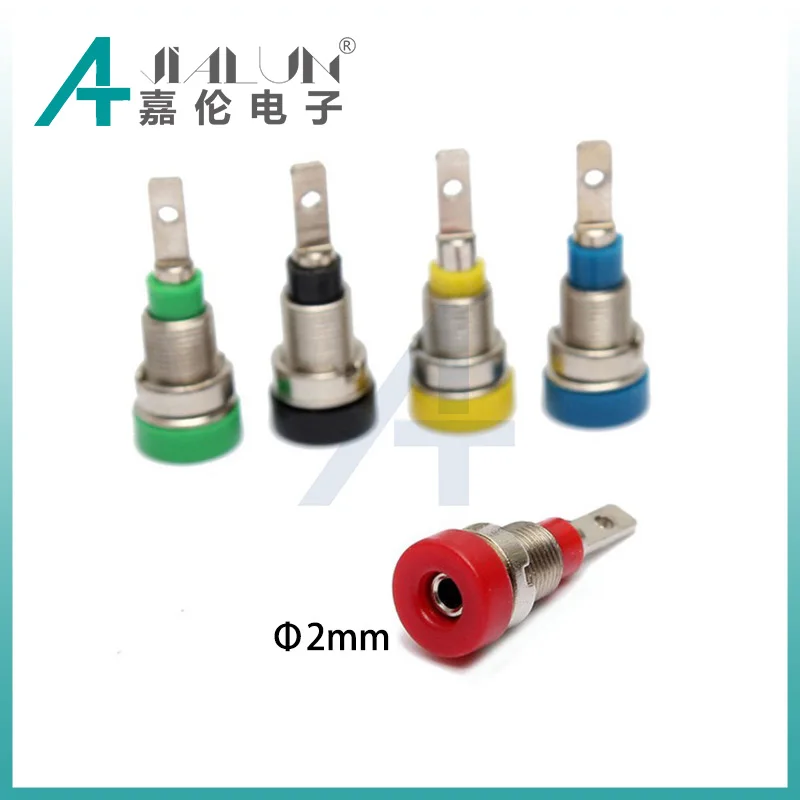 Jialun Mini Banana Socket 2mm Brass Panel Socket Female Banana Plug