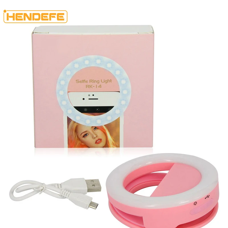 RK14 ringlight изготовленным на заказ логосом перезаряжаемая светодиодная кольцевая вспышка для селфи SOS со светодиодной подсветкой мобильного телефона монопод с сигналами
