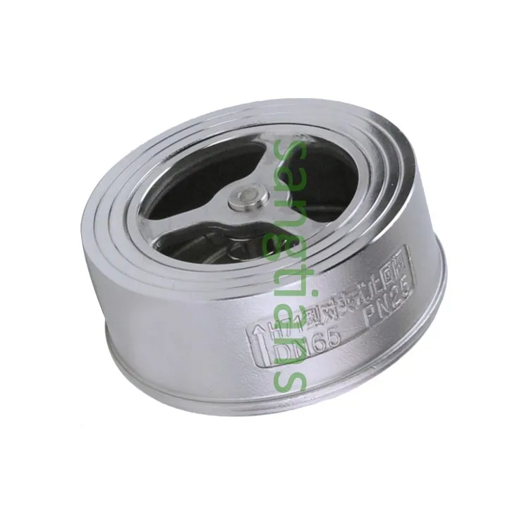 
H71 PN16 CF8M SS316 обратный клапан с двумя пластинами 