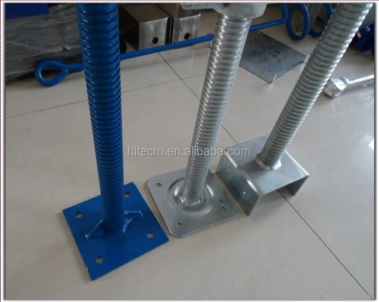 High Strength Adjustable Scaffolding Leg for Supporting Scaffolding