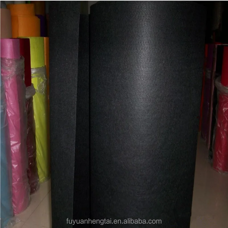 Оптовая продажа, высококачественный фетровый рулон из чистой черной шерсти, китайский производитель.
