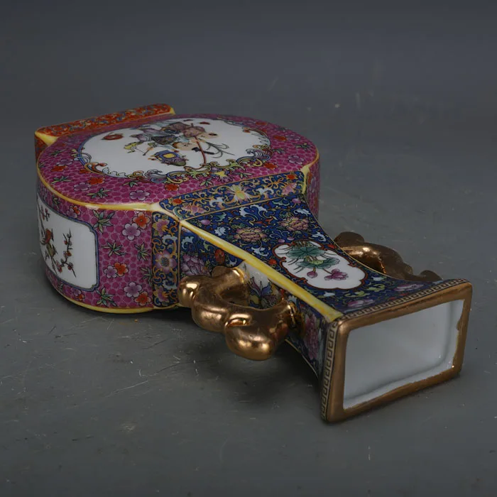 中国优质古董清朝瓷家用玫瑰陶瓷花瓶与雍正标志| Alibaba.com