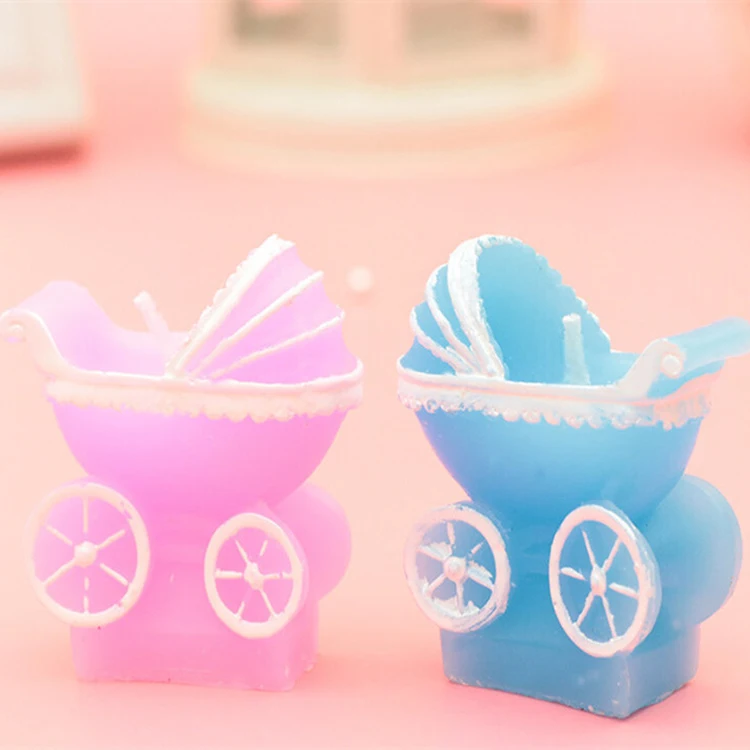 Baby Shower Party Favors Decorations Handmade Cute Mini Baby Girl Stroller Style Smokeless Scented Baby Candle Buy Baby Stroller Candle Product On Alibaba Com