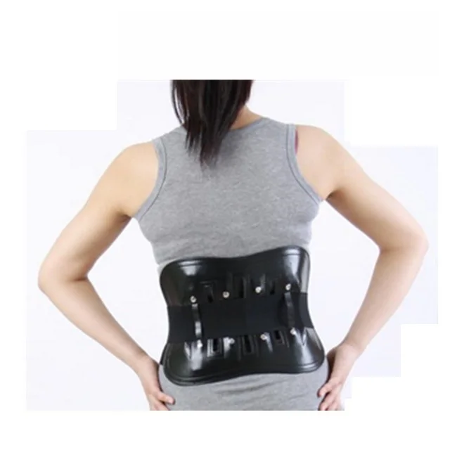 leather back support belt