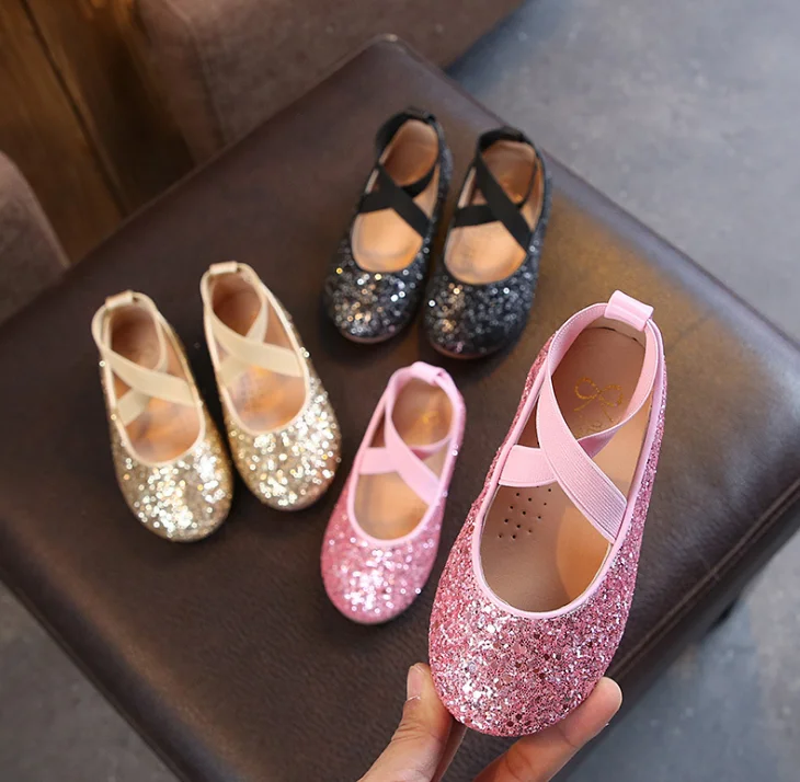 
 Модные Розовые блестящие летние туфли для девочек оптом розовые летние туфли для девочек  