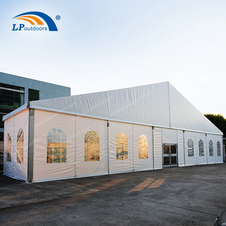 25m Span Waterproof Aluminum Frame Event Tent As 1000 Seaters Function Catering Wedding Hall