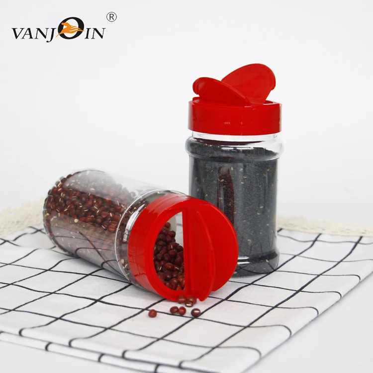 Contenore Di Alimento Di Vetro Con I Coperchi Di Plastica Immagine Stock - Immagine di casella