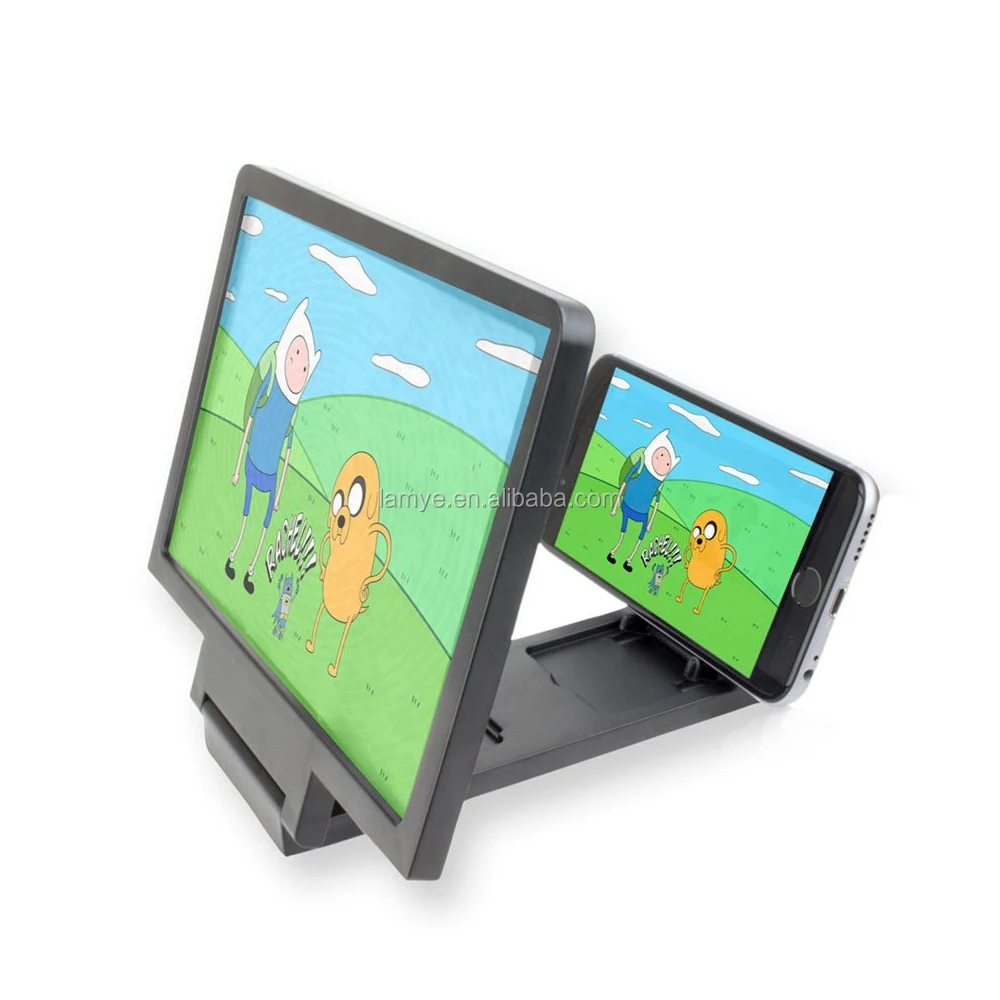 Celular teléfono amplificador con soporte plegable soporte HD