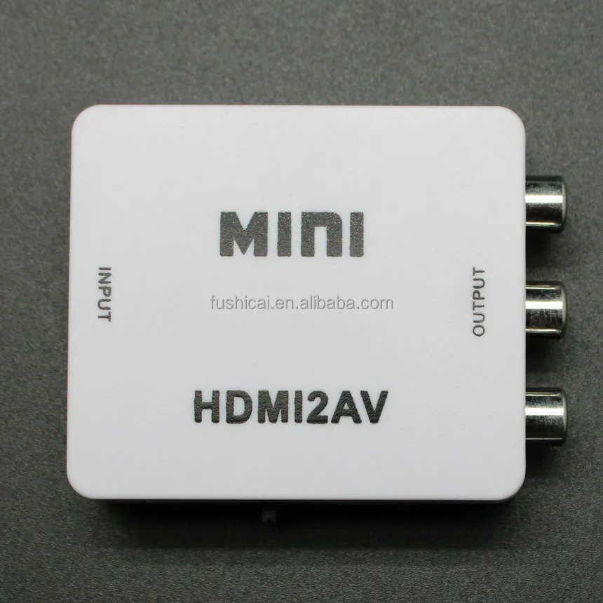 Mini Hdmi2av Converter Adapter Audio Video Av Rca Cvbs To Old For Up To  1080 P Tv - Buy Hdmi2av,Audio Converter,Video Converter Product on  Alibaba.com