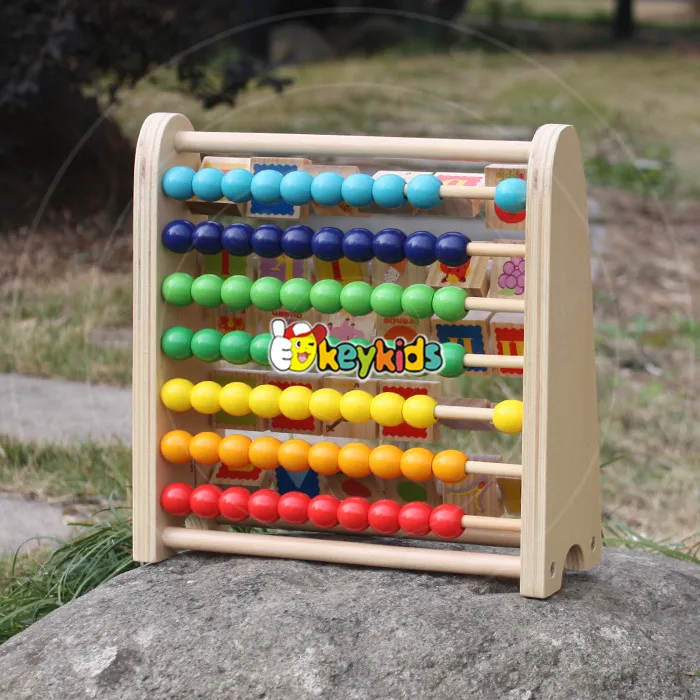 Оптовая продажа 2018, Обучающие деревянные Абаки для детей, математическая игрушка, деревянные Абаки для детей, лучший дизайн, деревянные Абаки для детей W12A030