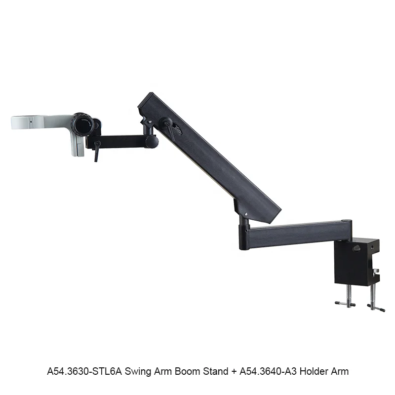 OPTO-EDU A23.3645-STL6AT Тринокулярный поворотный кронштейн Подставка для вспышки без источника света 7-45x Zoom стерео микроскоп