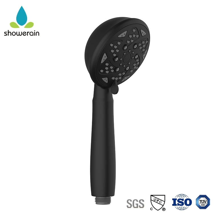 Rainshower Water Saving Plastic Shower Heads High Pressure Booster Hand Shower Head Flexible