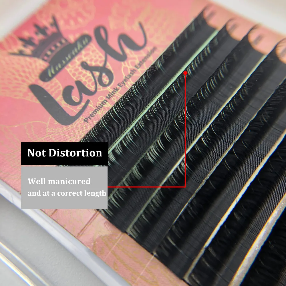 Недорогие черные 3D корейские синтетические Индивидуальные ресницы для наращивания, индивидуальная упаковка с частной этикеткой