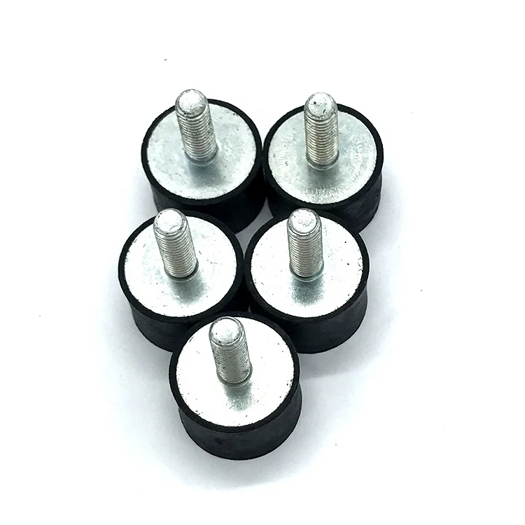 Black VD Type Rubber M5 Thread Mounts Isolator Replaces Anti Vibration Pads Flat Silentblock Base Block