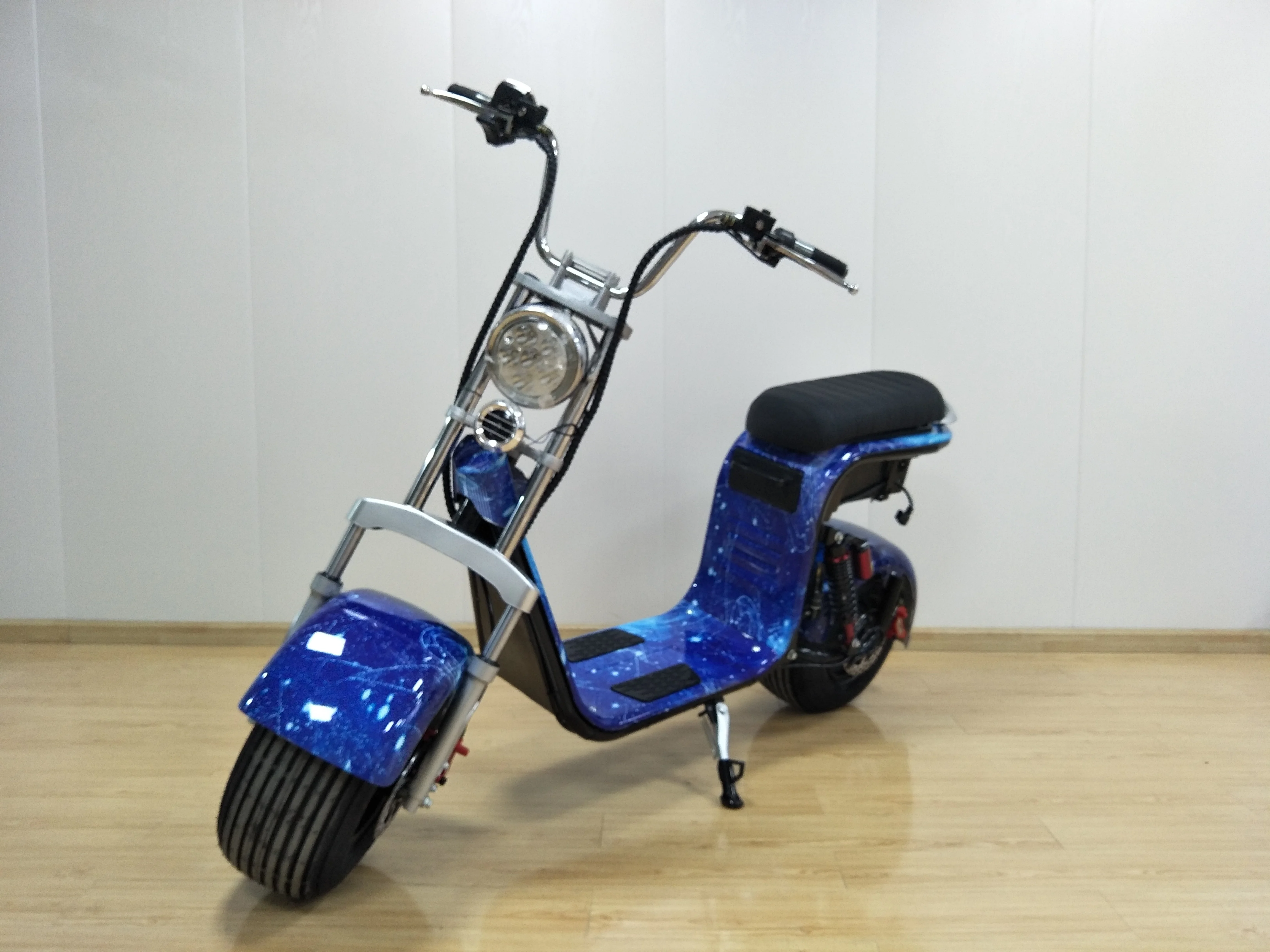 3pluscoco Coco City  2000 w City Coco Electric Bike Fat Tire Scooter Electrical s Cooter 1000w Big Wheel Scooter