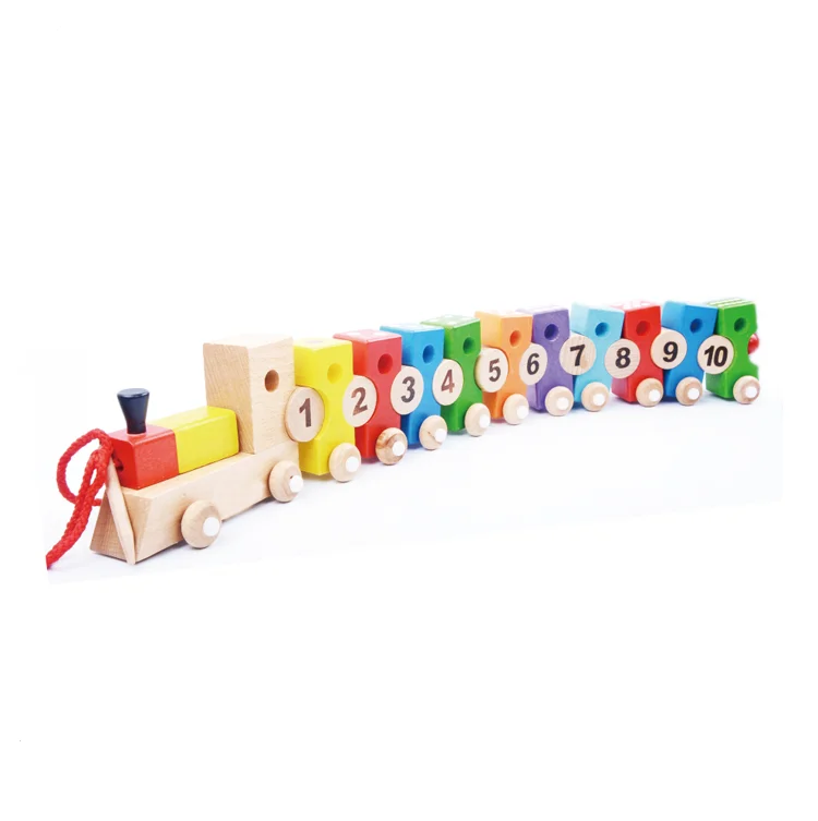 baby wooden train set
