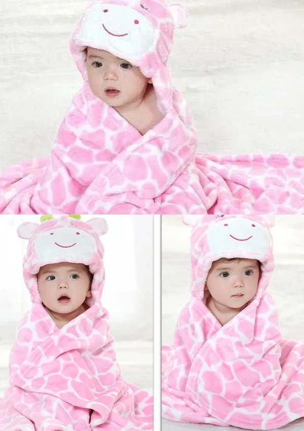 Новый симпатичная розовый корова мягкая толстовка с капюшоном мыс KK365