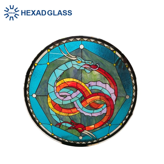 Round Building Classic Dome and Ceiling with High Quality Stained Glass