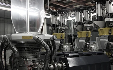 2600mm Film Width Balloon Membrane Making Machine Abc Three Layer Co Extrusion Blown Film Machine