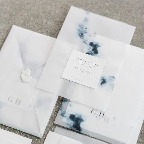 Tracing Envelop Tracing Envelope Wedding Cards Paper & Party Supplies Invitations ...